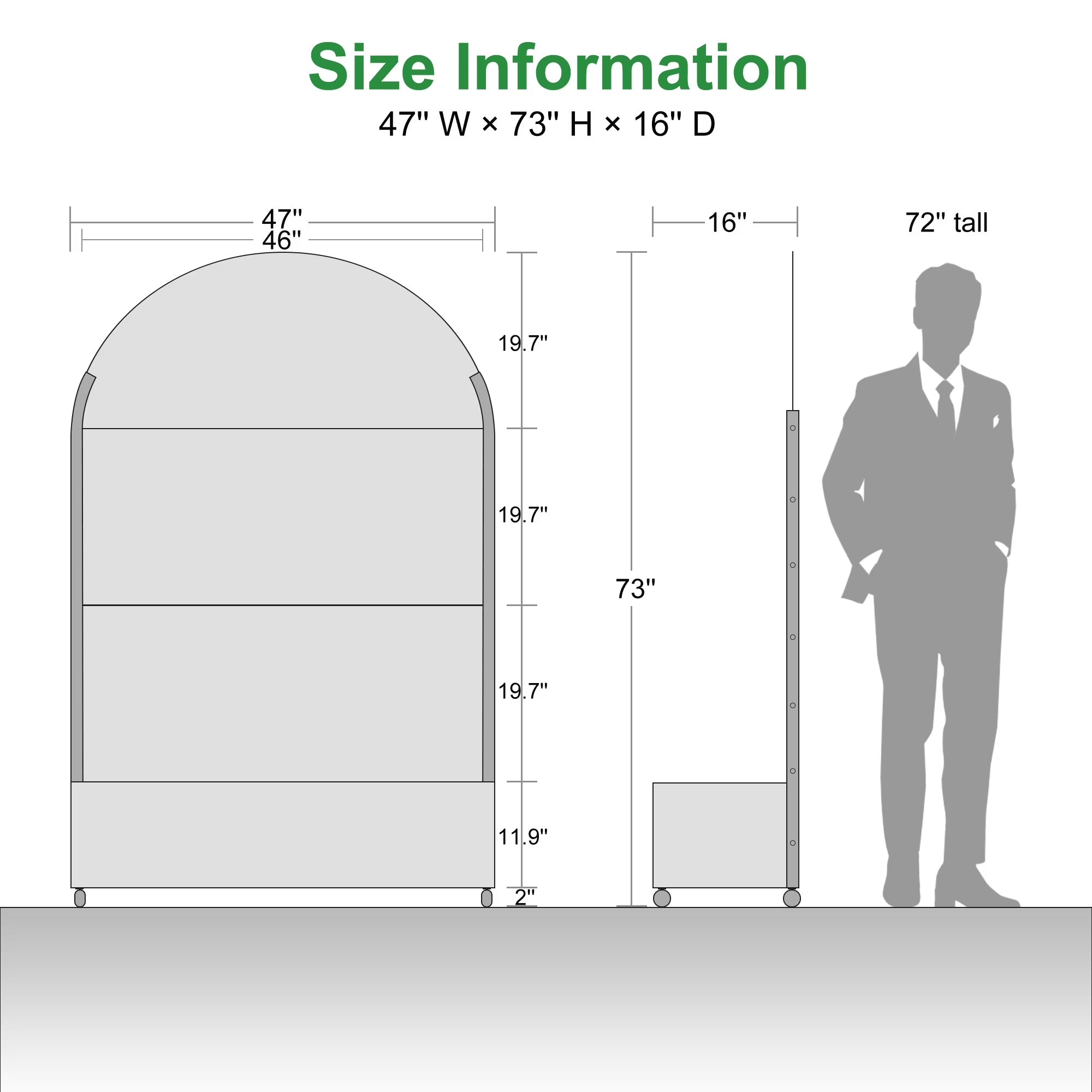 72"X47" Metal Flower Pots Arch Planter Box Elevated Garden Bed with Trellis for Vine Climbing Plants, Black