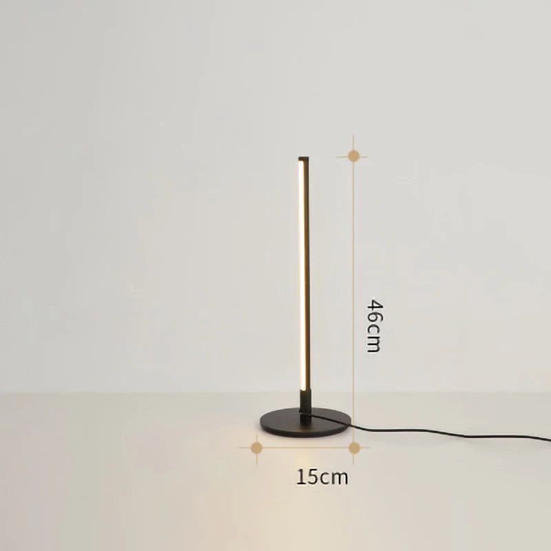 Minimalist Table Lamp Bedroom Bedside Desk Lamp Modern LED Lights Simple Hotel Lamps Homestay Night Light Home Lighting