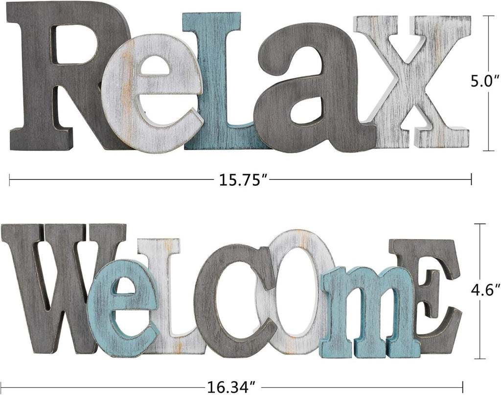 Rustic Wood Home Sign Décor