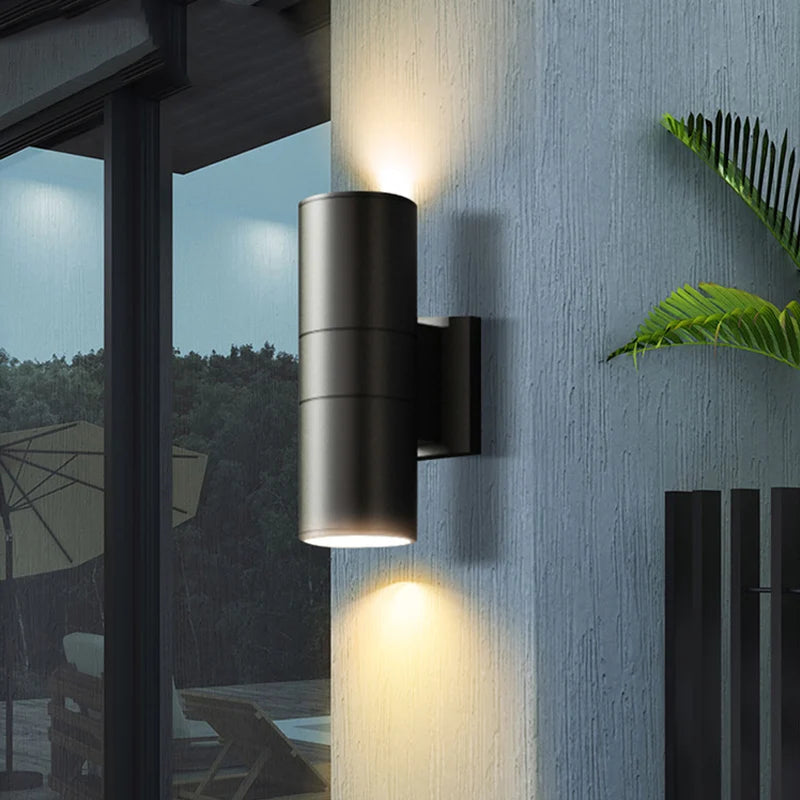 Black Gray up down Outdoor Wall Light 6W 10W 20W 30W 36W Porch Garden Waterproof Home Lighting Outdoor