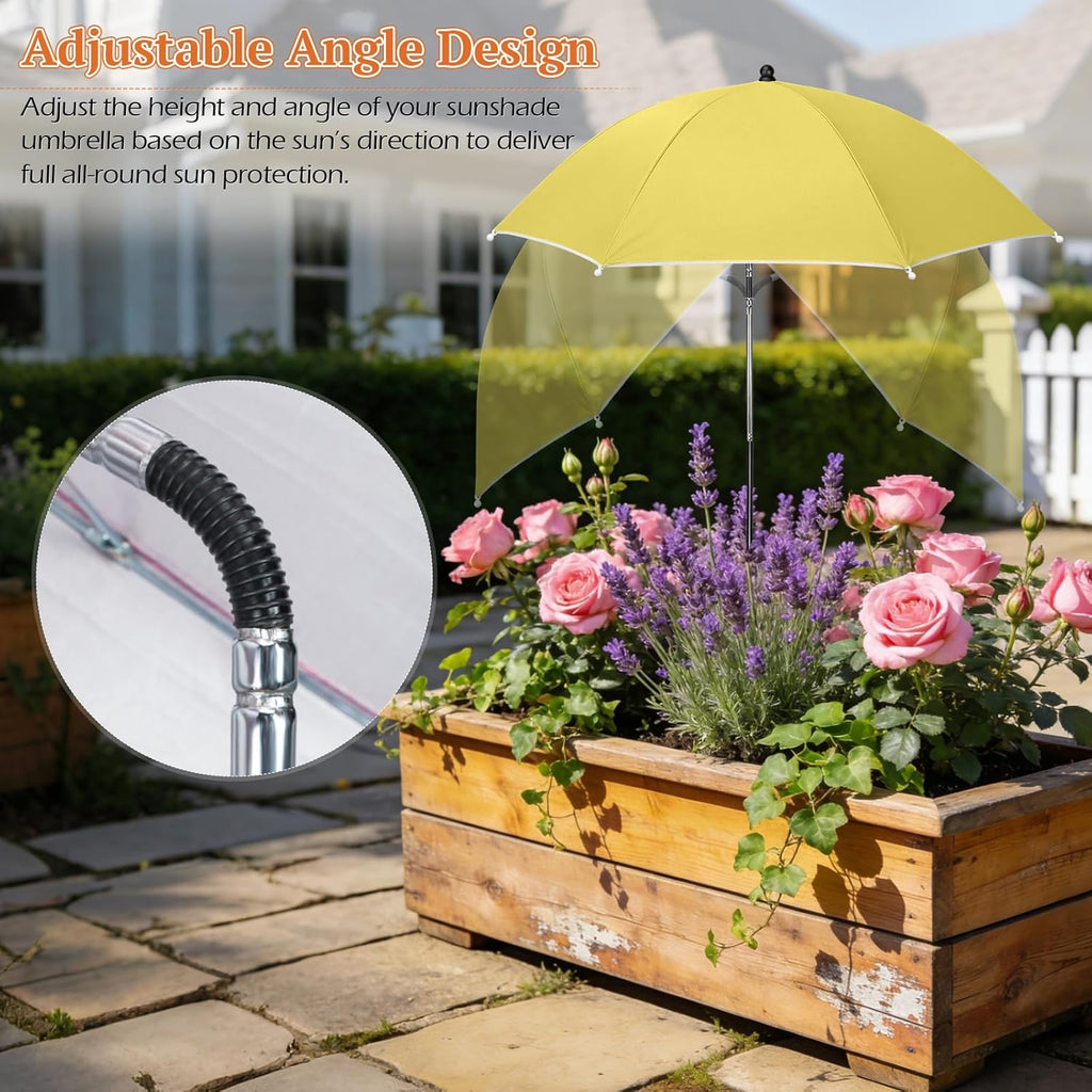 Plant Umbrellas for Outdoor Plants, Garden Umbrella Shade for Potted Plants and Garden Beds, Provide Shade to ‌Defend Plants from Blazing Sun