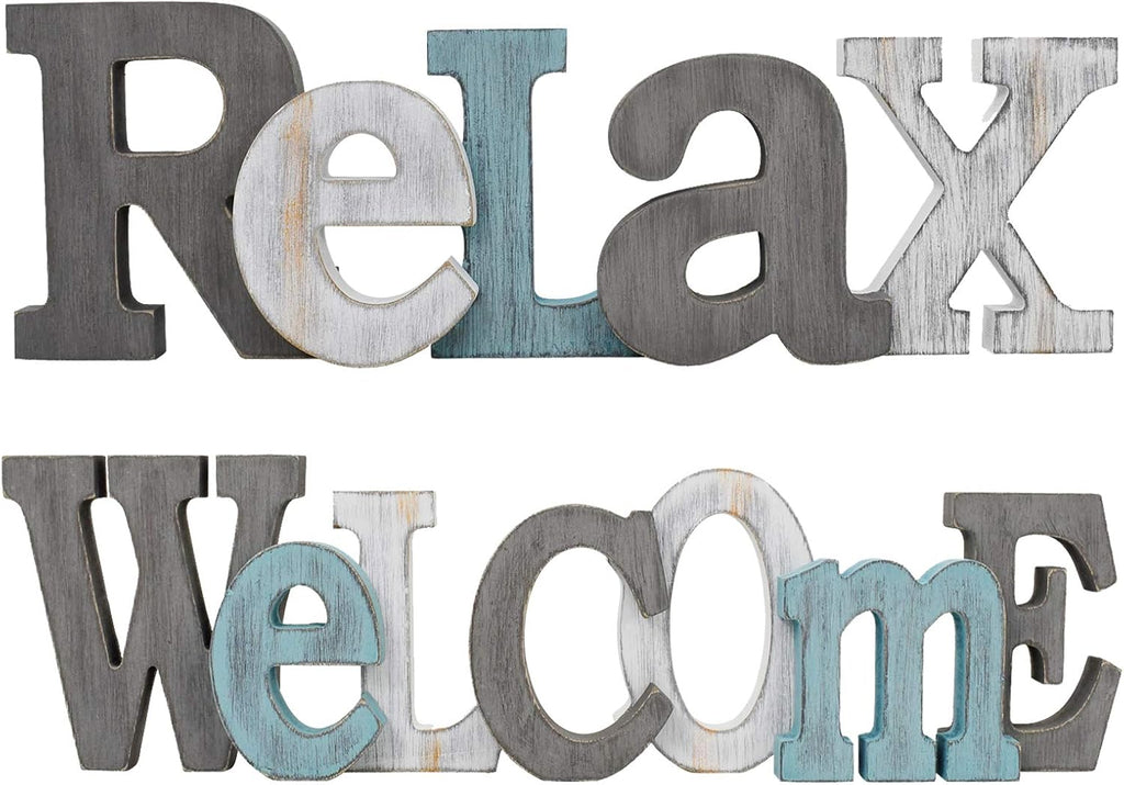 Rustic Wood Home Sign Décor