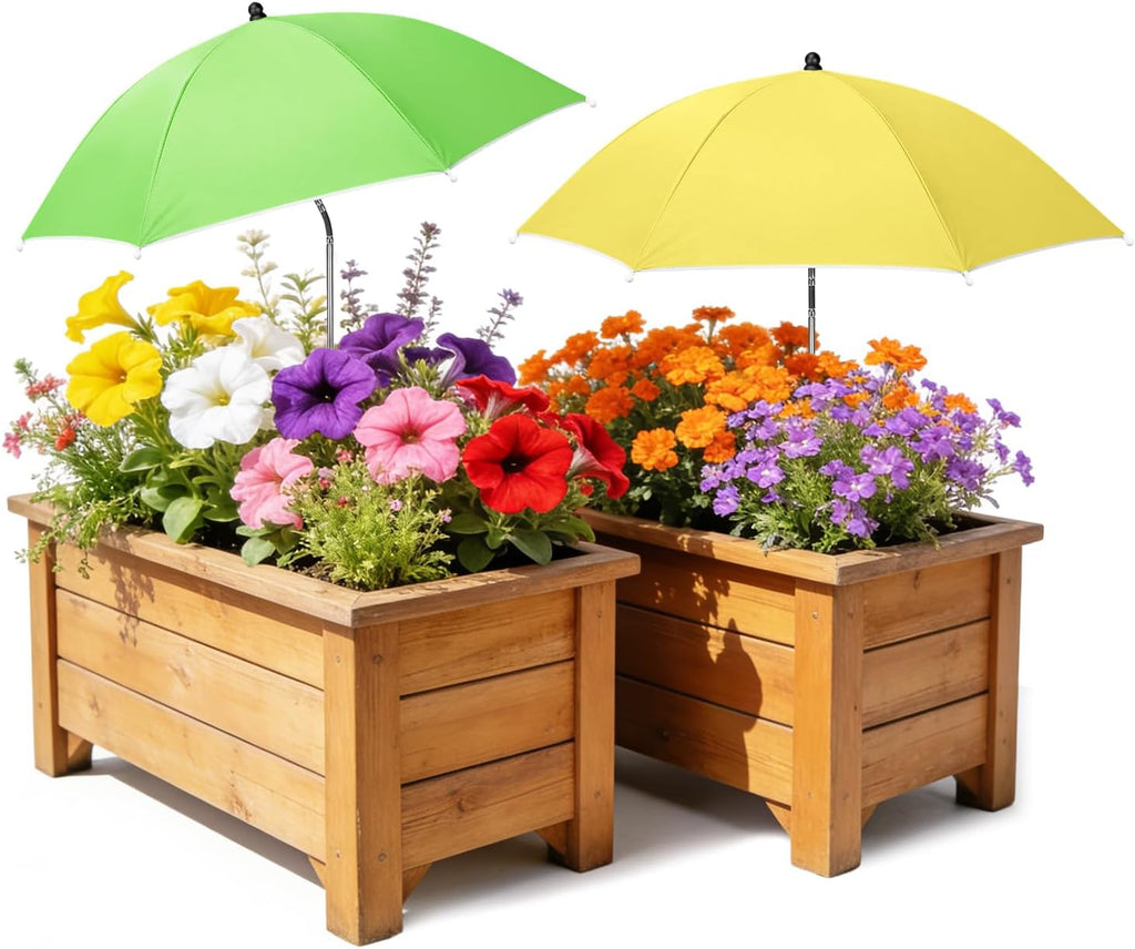 Plant Umbrellas for Outdoor Plants, Garden Umbrella Shade for Potted Plants and Garden Beds, Provide Shade to ‌Defend Plants from Blazing Sun