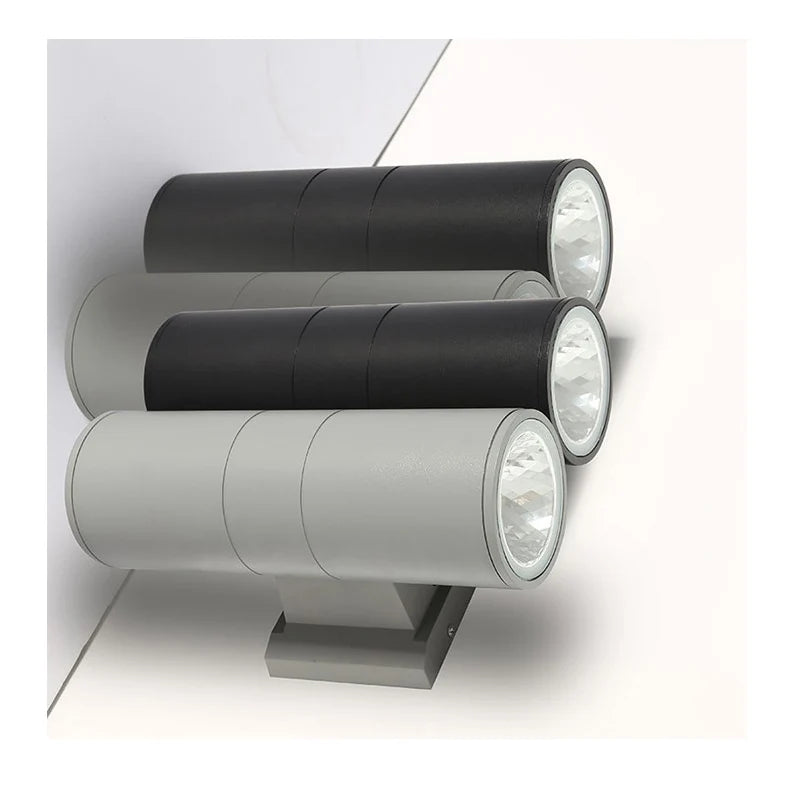 Black Gray up down Outdoor Wall Light 6W 10W 20W 30W 36W Porch Garden Waterproof Home Lighting Outdoor